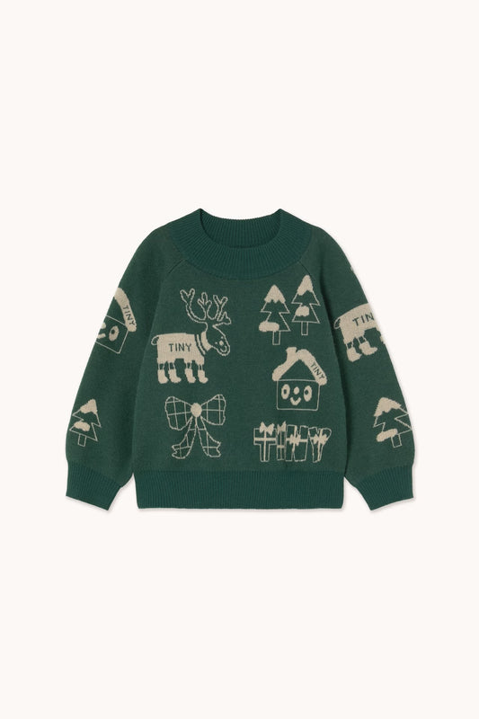 Xmas Tiny Town Holiday Sweater