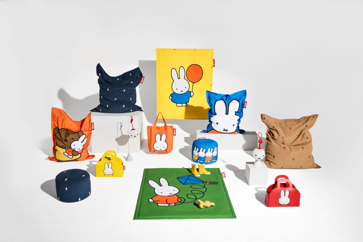 Junior x Miffy Beanbag - Miffy Blue