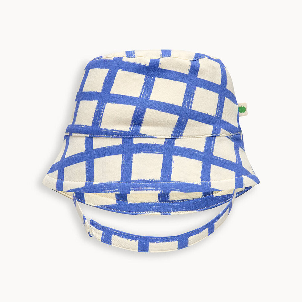 Blue Checker Sunhat