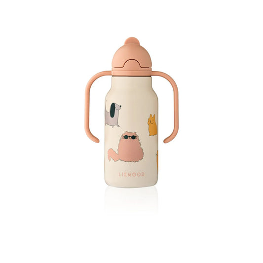 Kimmie Bottle 250ml - Cats and Dogs / Sandy
