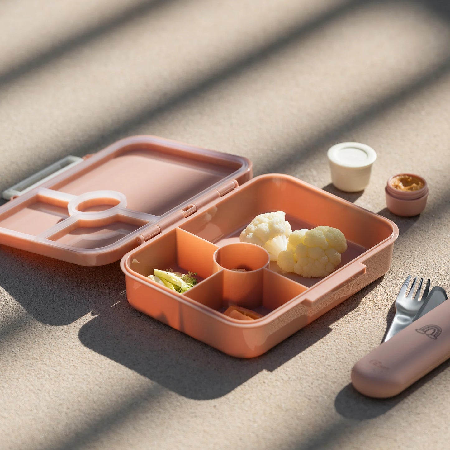 Tritan Lunchbox - 4 Compartments - Cherry