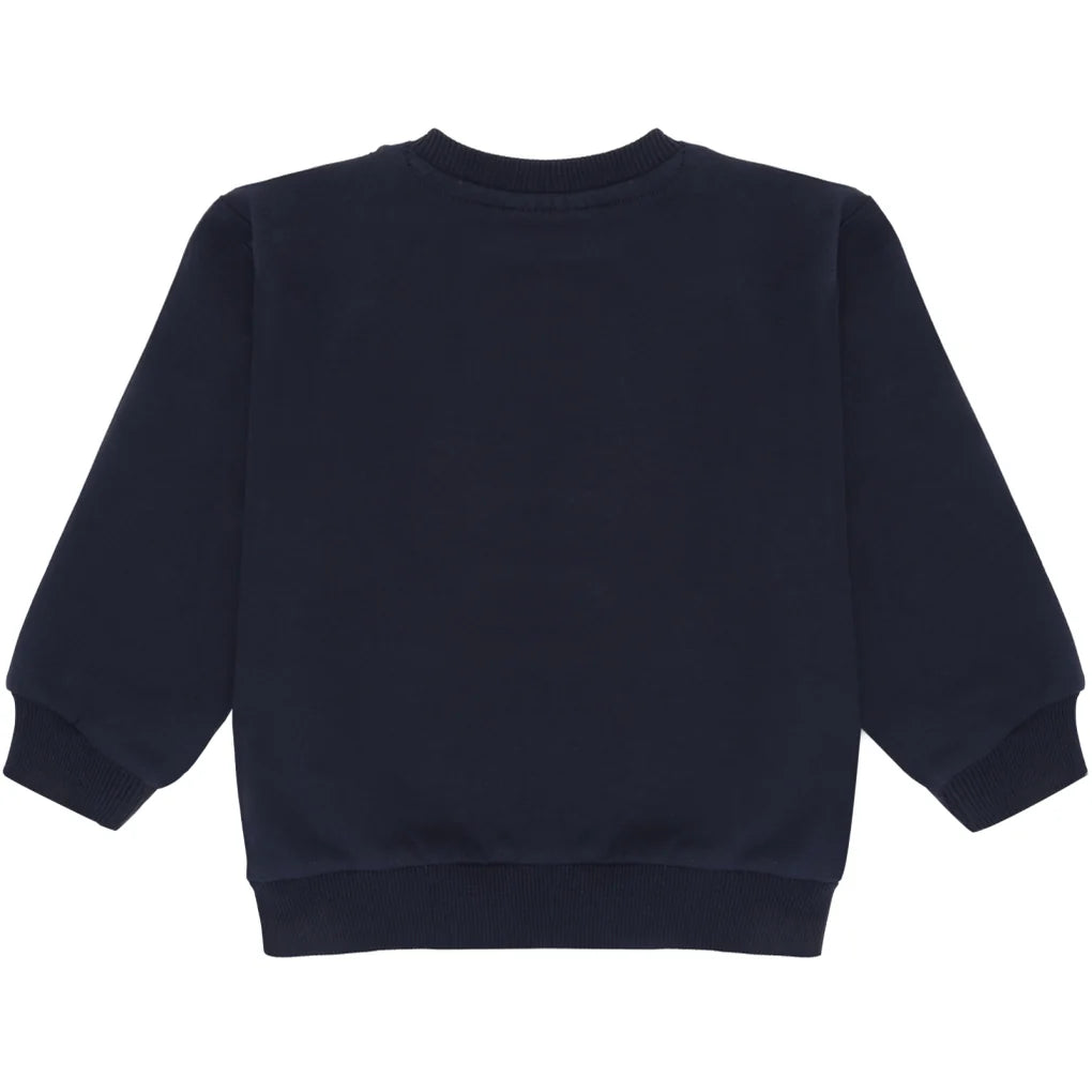 Dino Baby Sweater - Navy