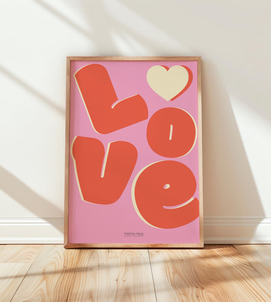 “Love” Print - A3