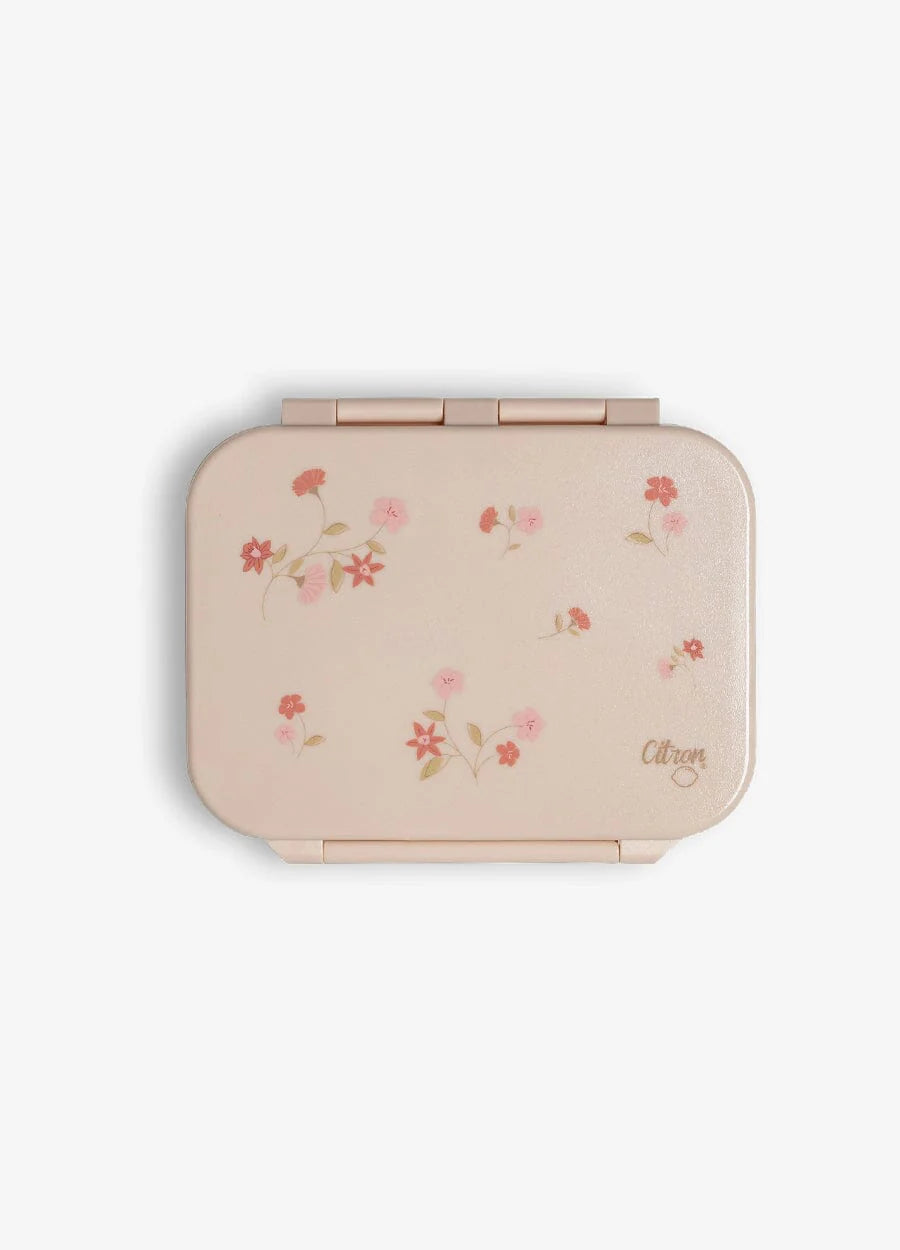 Tritan Snackbox - 3 Compartments - Flowers