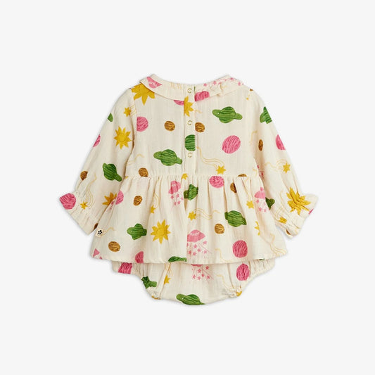 Space Muslin Baby Dress