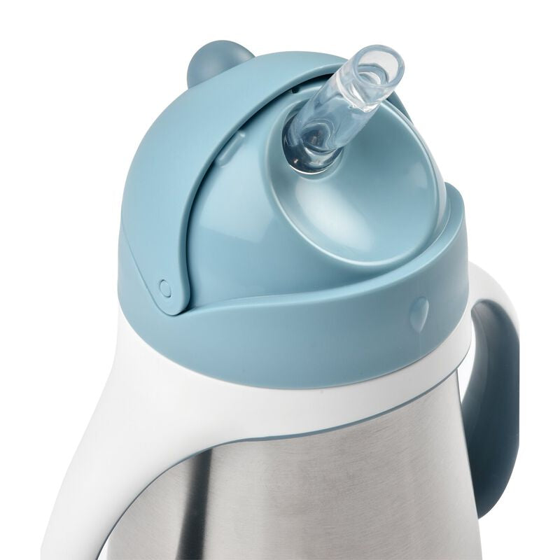 Stainless Steel Straw Cup - Windy Blue