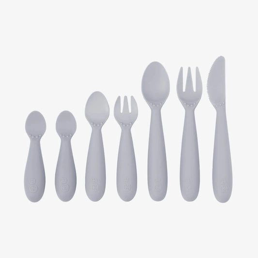 Developmental Utensil Set - Pewter