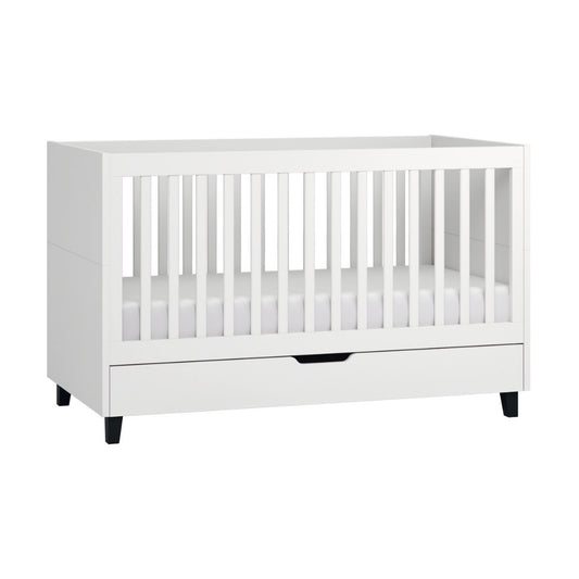 Simple Cot Bed - White