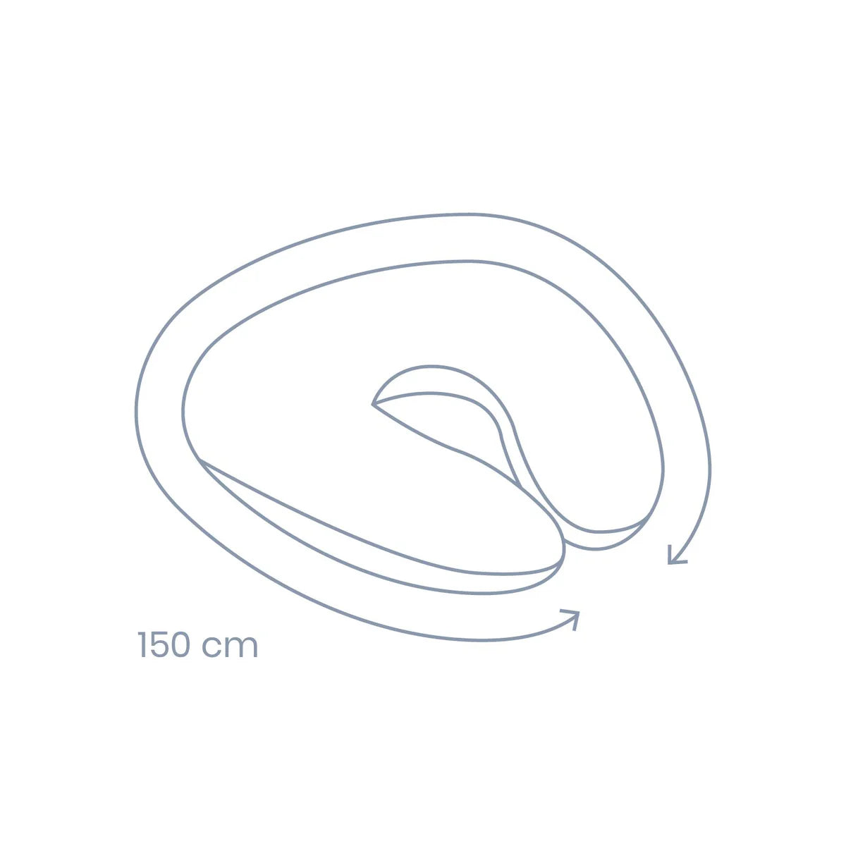Softy Cotton Nursing Pillow - Chine Sand