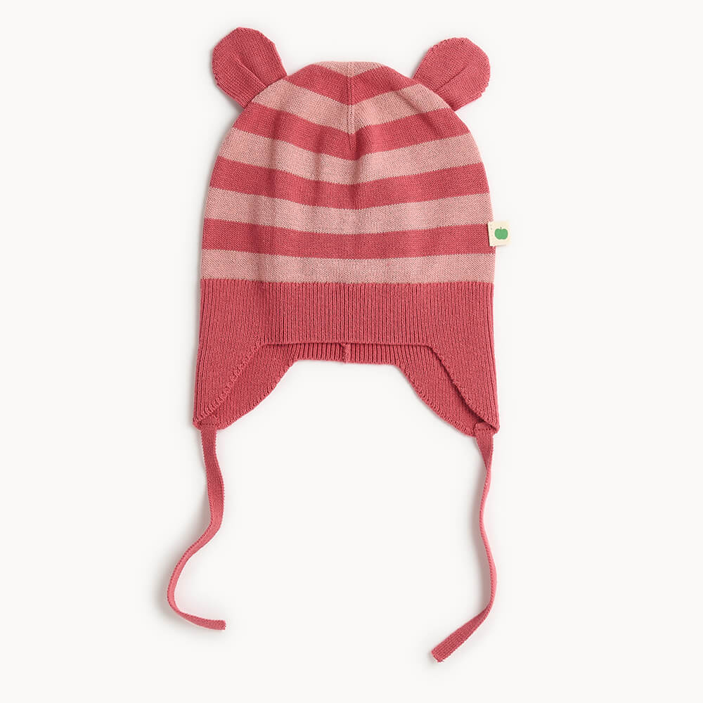 Knit Hat - Rosy