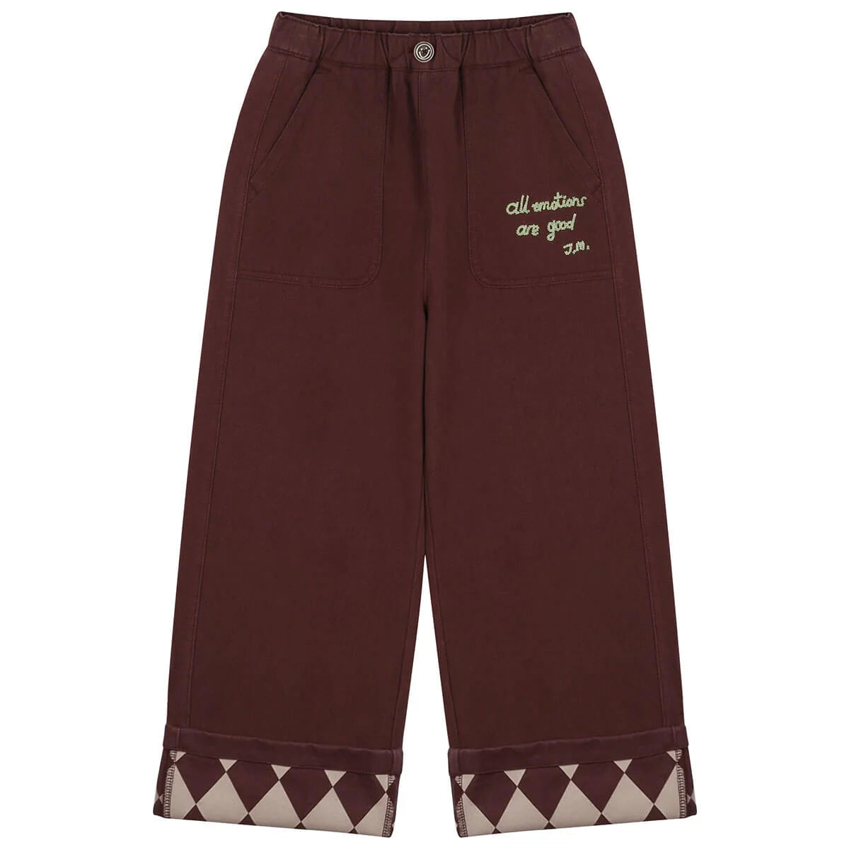 Emotion Turn-Up Point Woven Pants