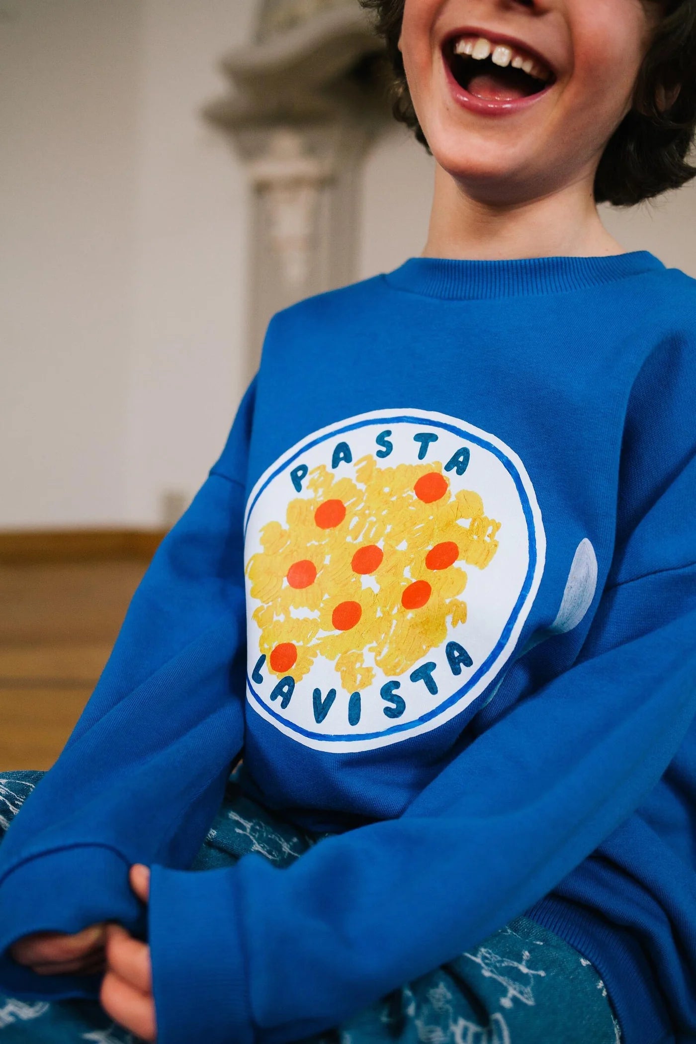 Pasta La Vista Sweater - Blue