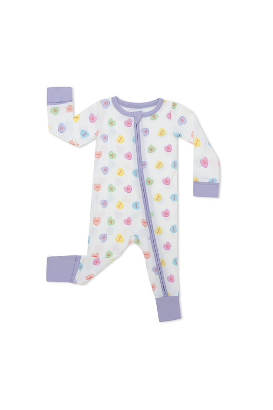 Candy Heart Zippy Onesie PJ