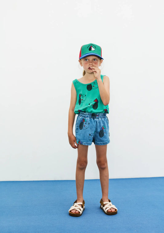 Happy Dog Denim Shorts