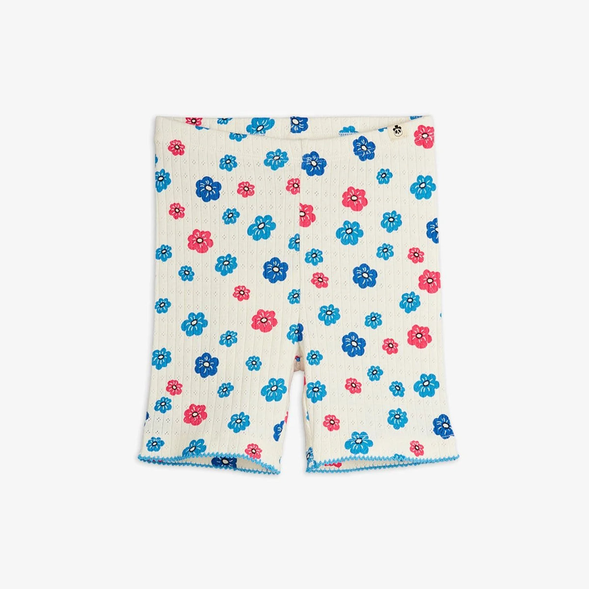 Flowers Pointelle Bike Shorts