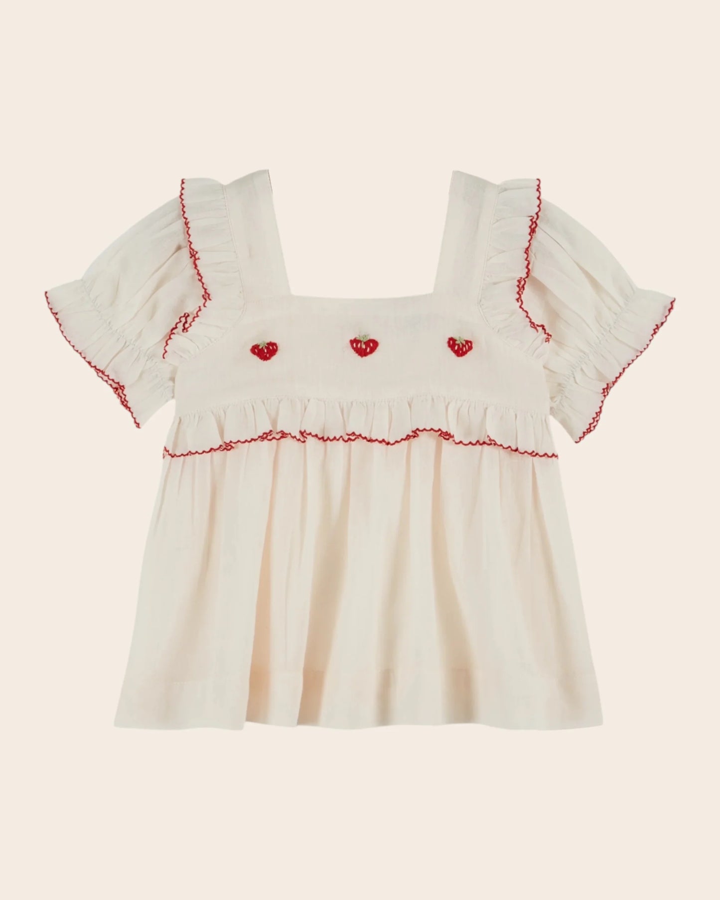 Embroidered Strawberry Set
