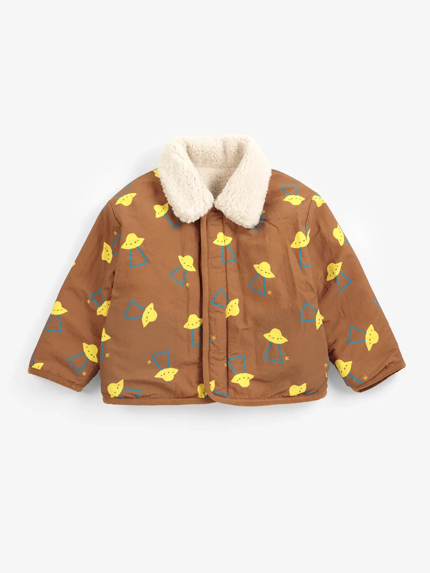 Pixel Abduction Sheepskin Baby Reversible Jacket