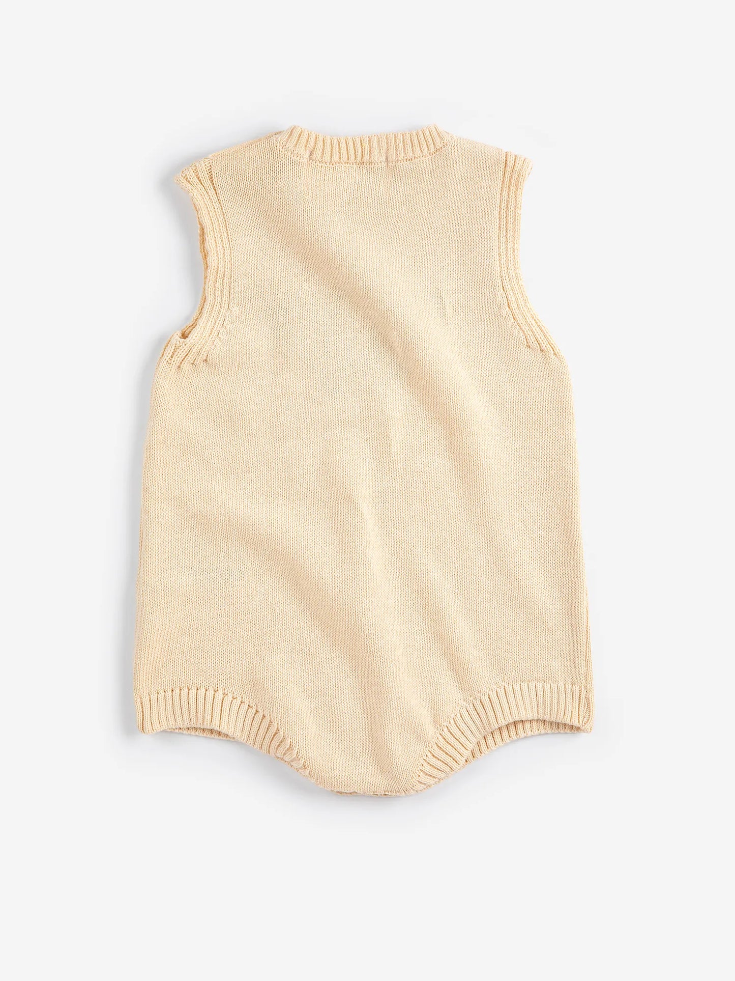 Sugar Beet Knitted Baby Romper
