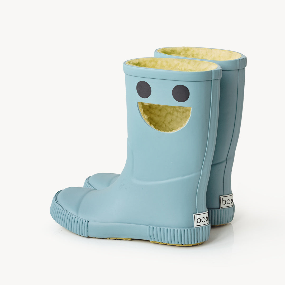Wistiti Fleece Lined Rainboots - Platine