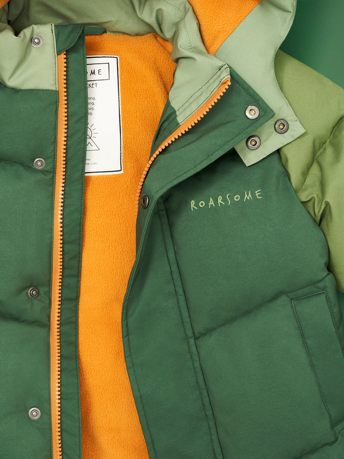 Puffer Snow Jacket - Green