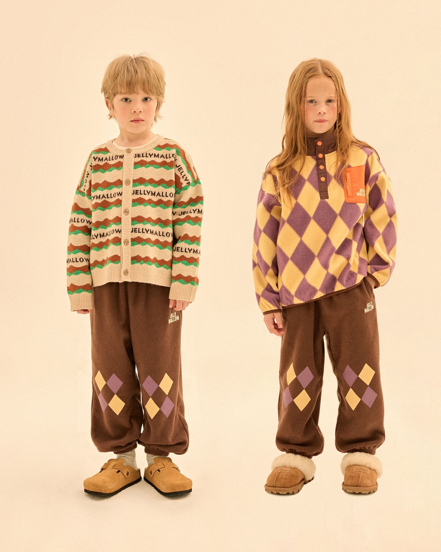 Argyle Fleece Aladdin Pants
