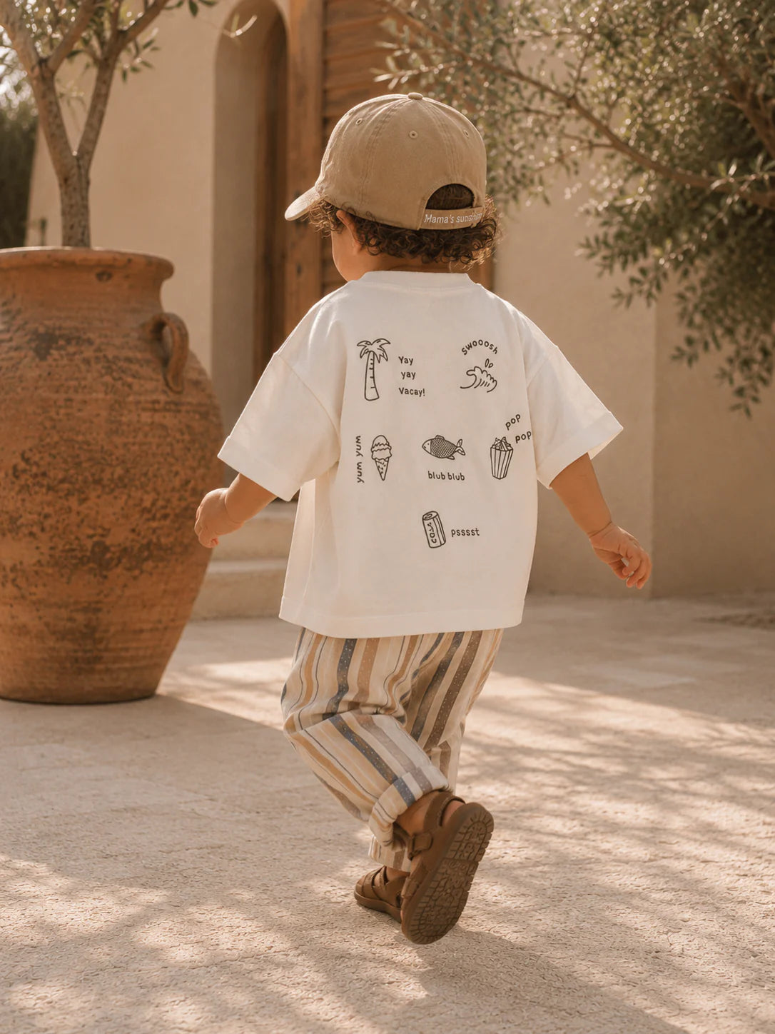 Dune Stripe Linen Pants
