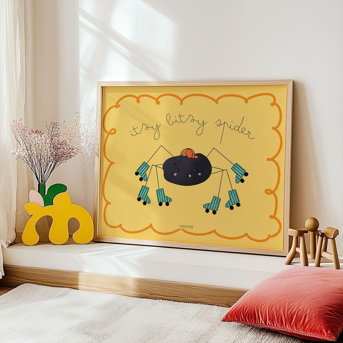 “Itsy Bitsy Spider” Print - A3