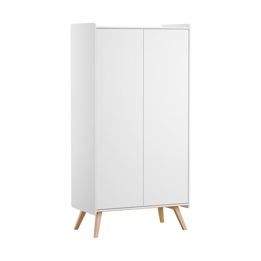 Vintage 2-Door Wardrobe - White