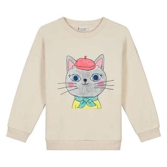 Dolly Purrton Sweater - Ivory