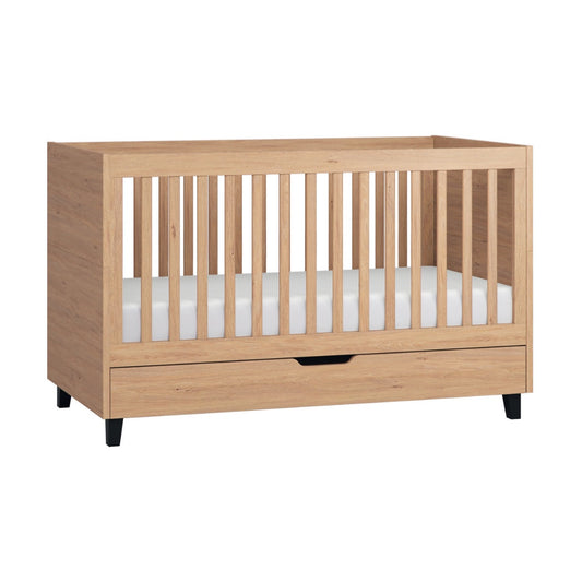 Simple Cot Bed 70x140cm - Oak
