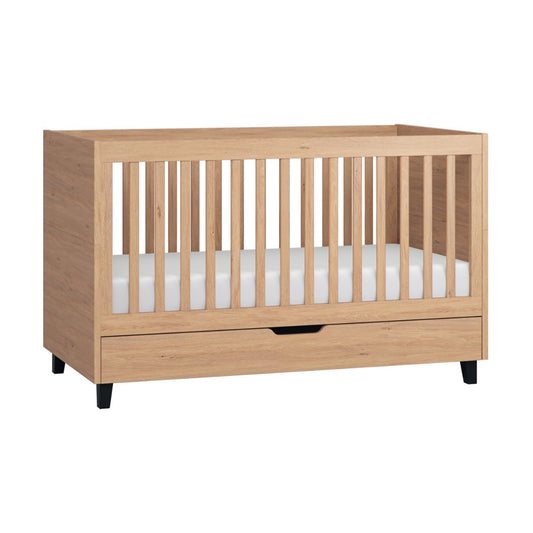 Simple Cot Bed - Oak