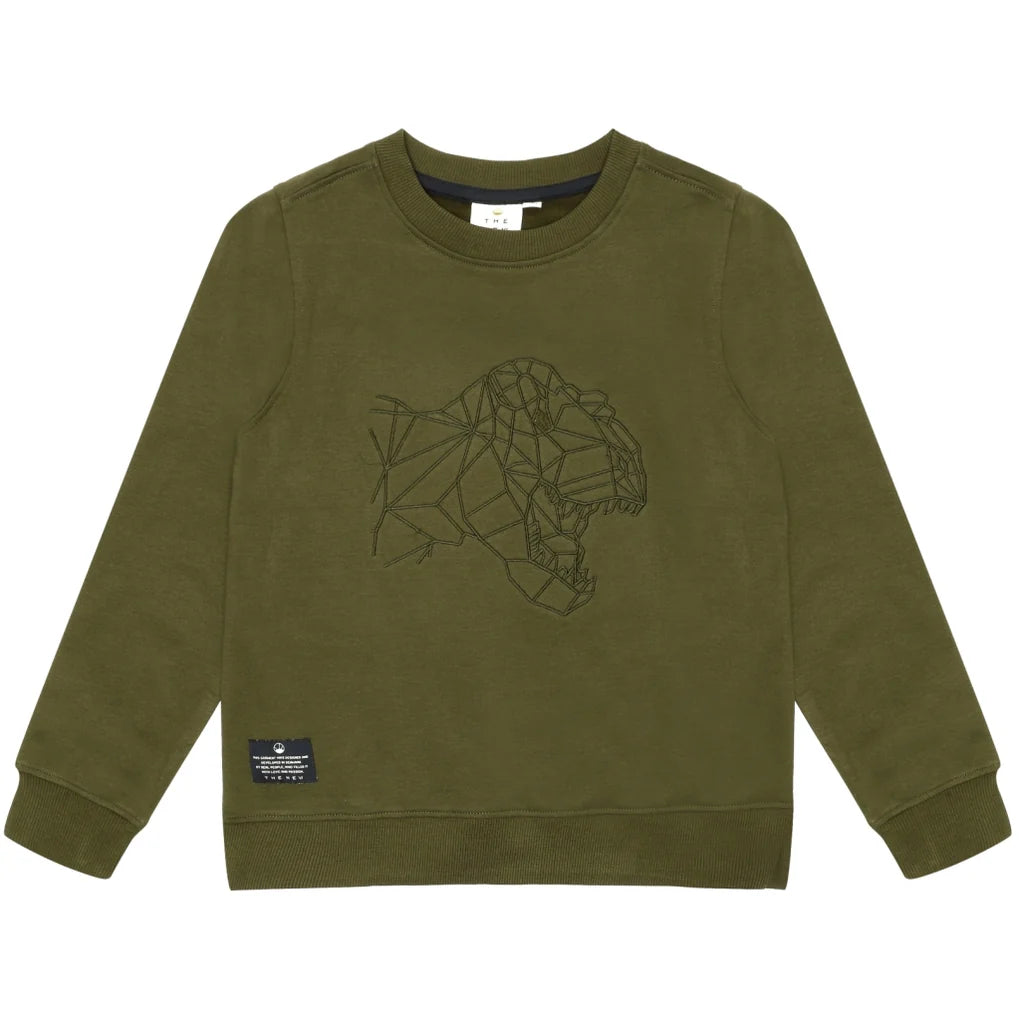 Dino Sweater - Olive