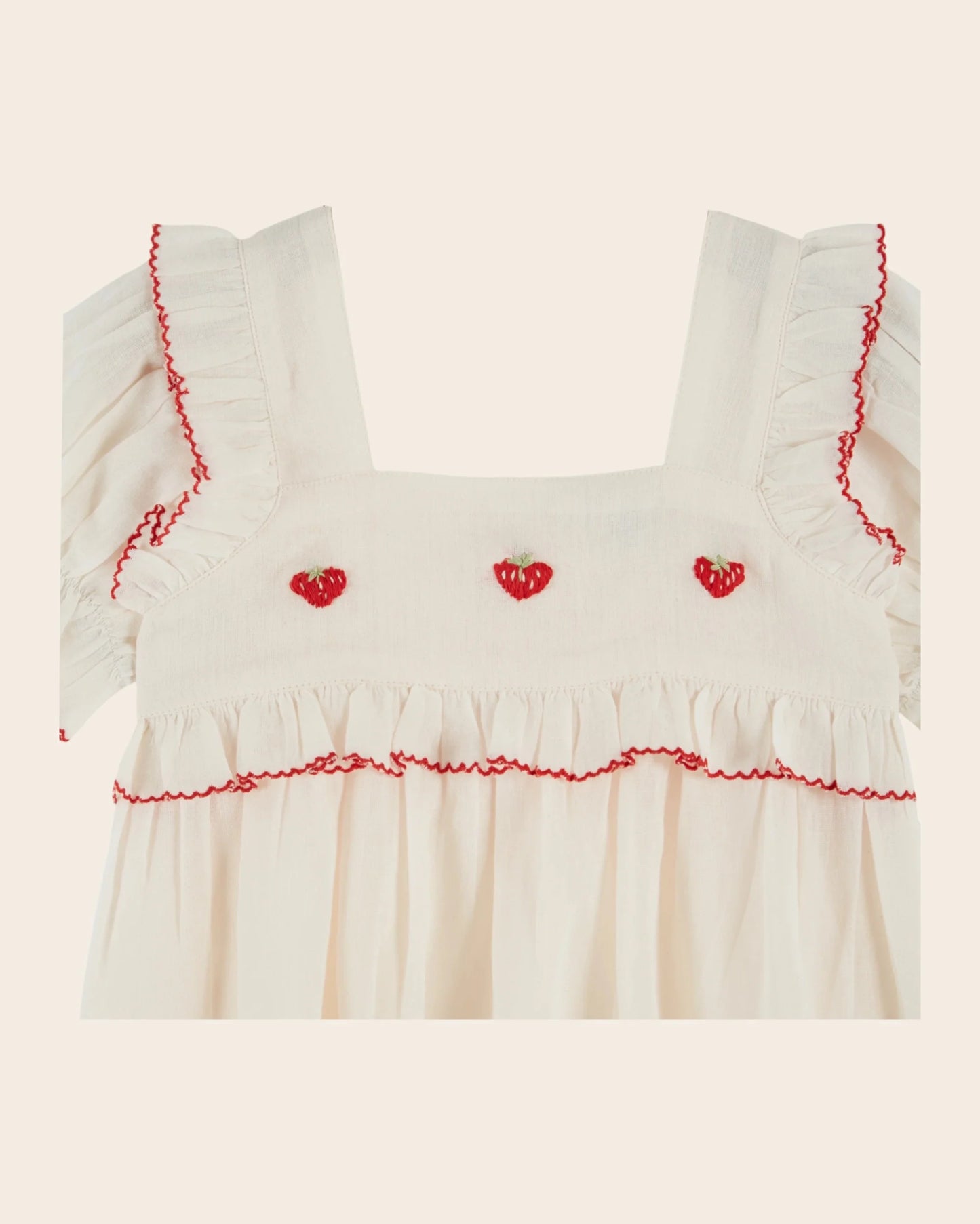 Embroidered Strawberry Set
