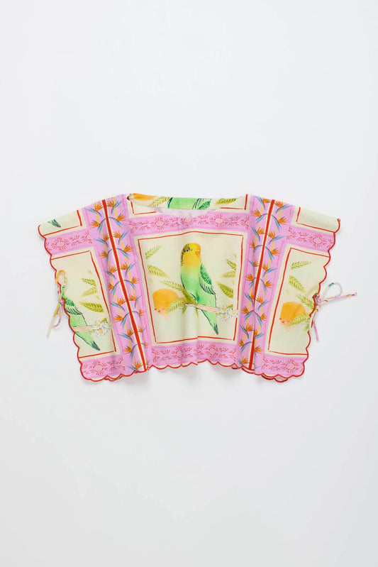 Birds Patchwork Top