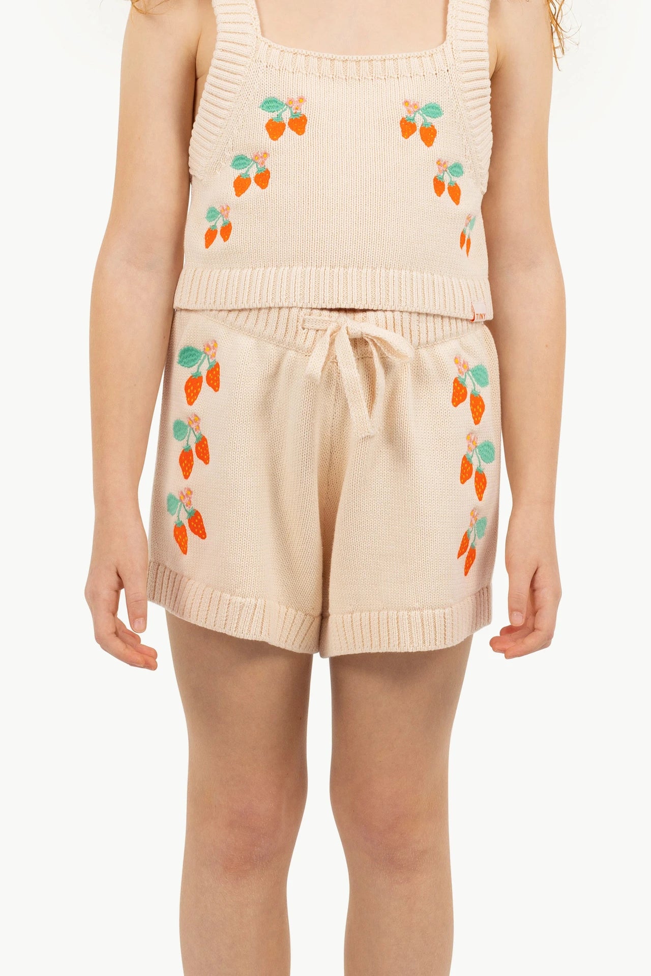 Strawberries Knitted Shorts