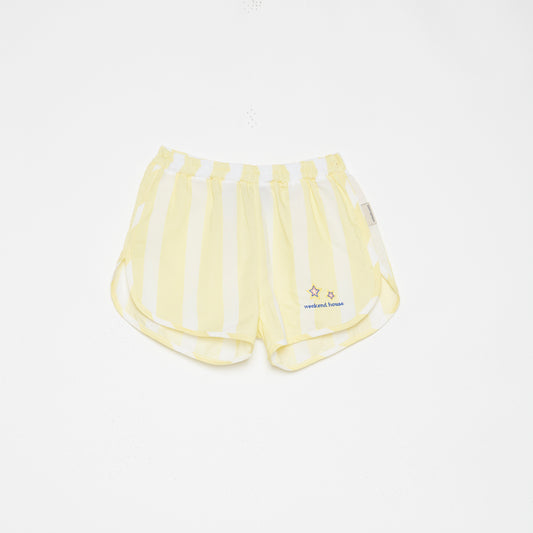 Yellow Striped Short
