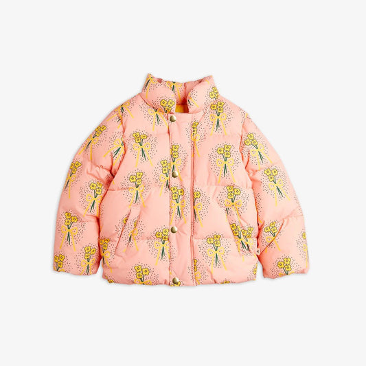 Winter Flowers Puffer Jacket