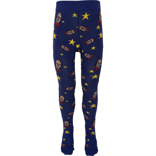 Organic Cotton Tights - Outerspace