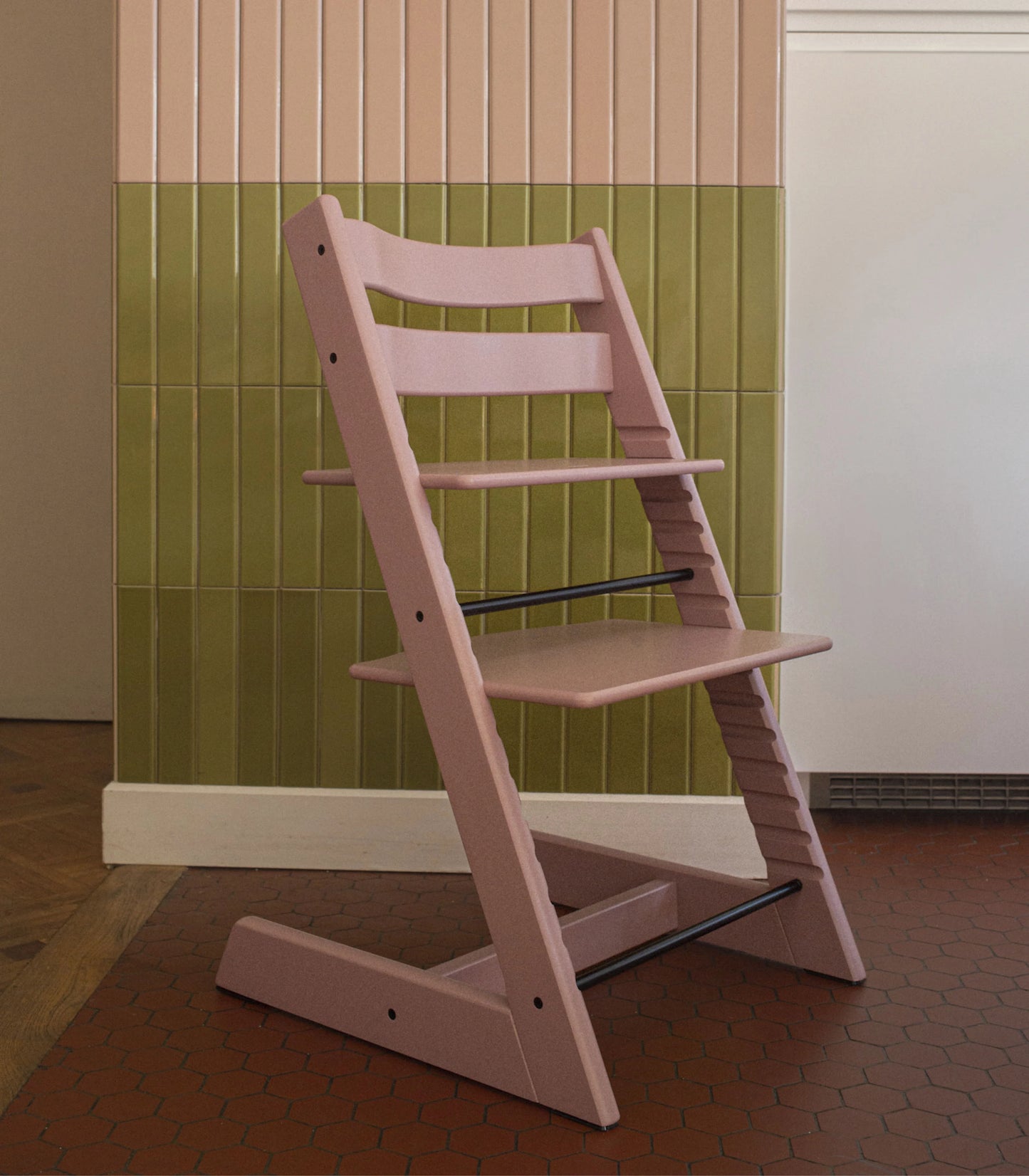 Stokke® Tripp Trapp® Chair & Baby Set & Cushion - Heather Mauve