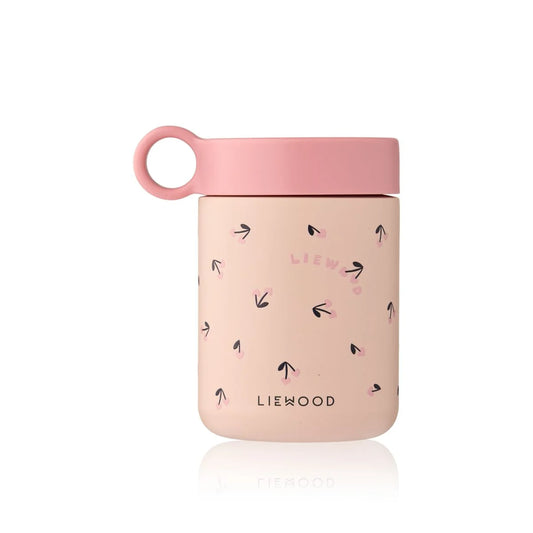 Kiani Food Jar - Mini Cherry Heart / Rosey