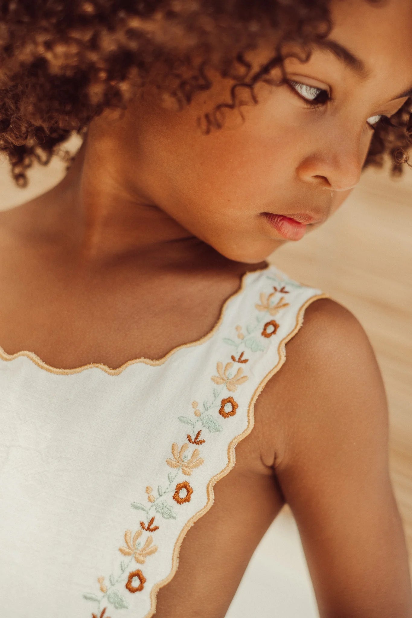 Teresa Dress - Ecru