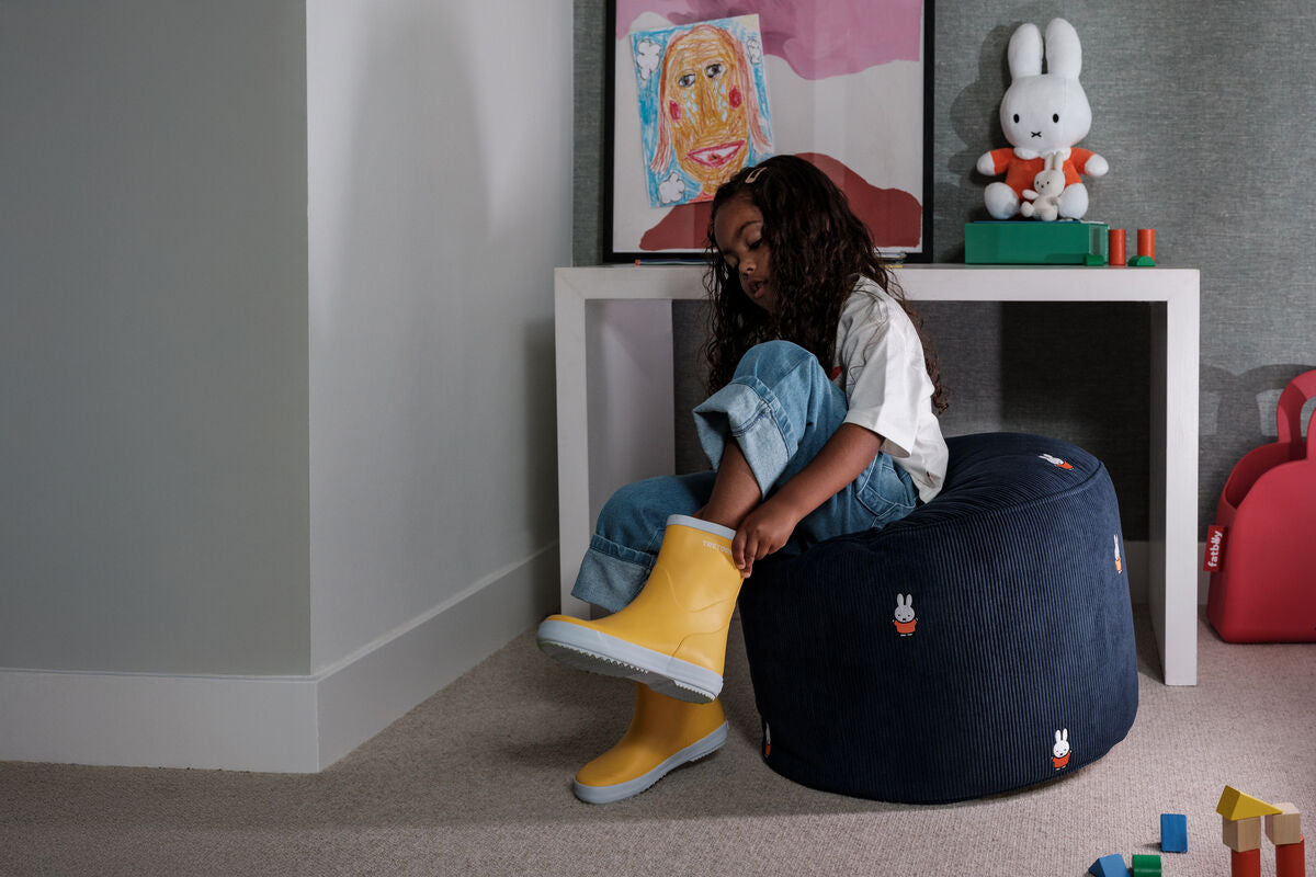 Point Cord Pouf - Miffy Deep Blue