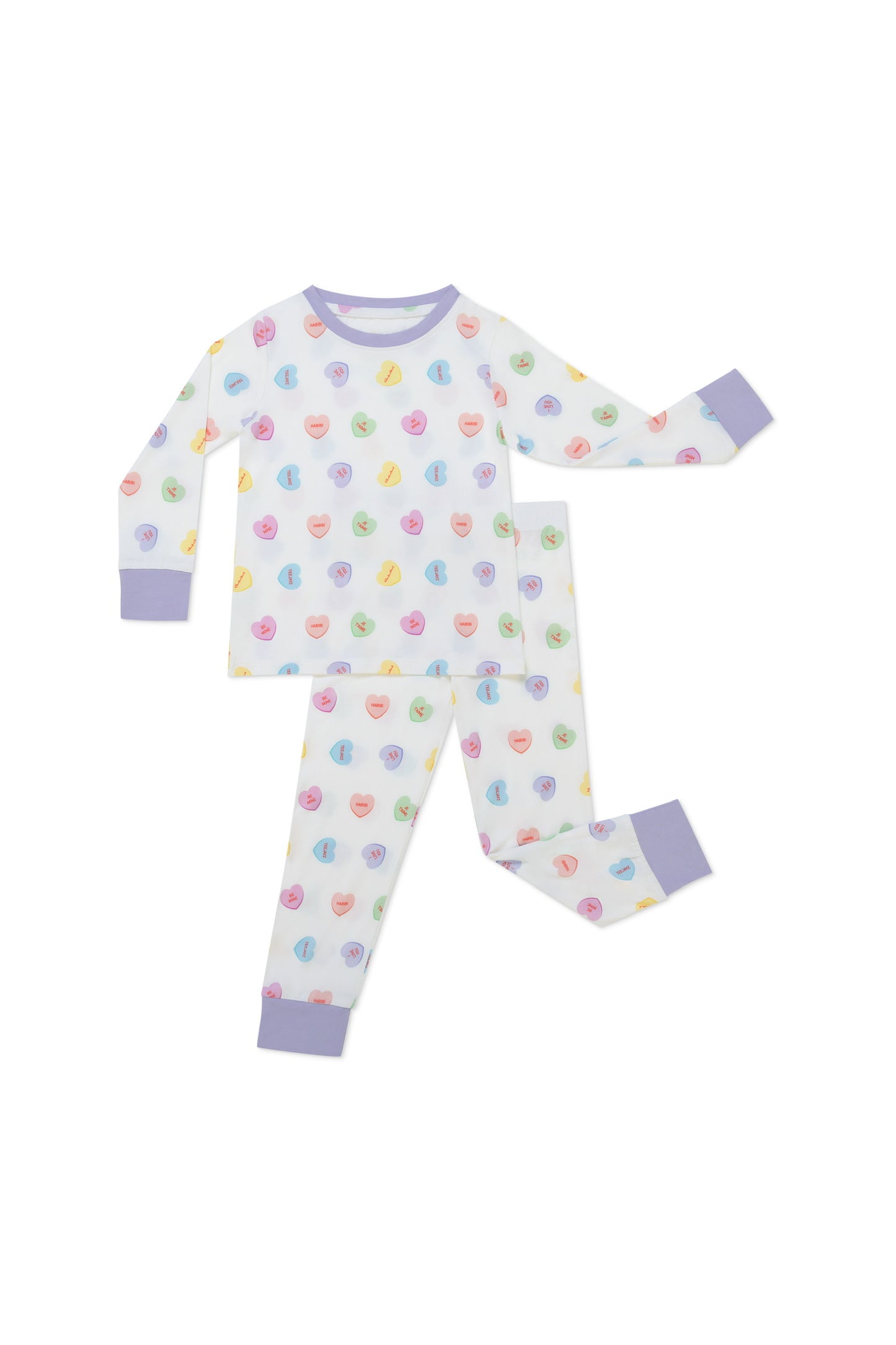 Candy Heart Pants PJ Set