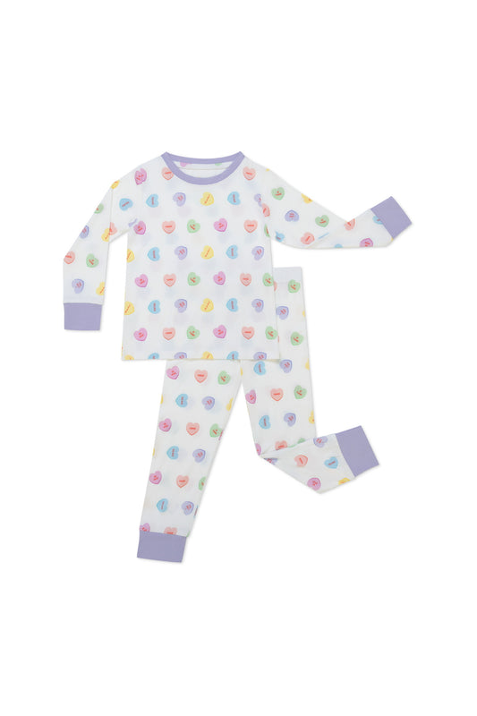 Candy Heart Pants PJ Set