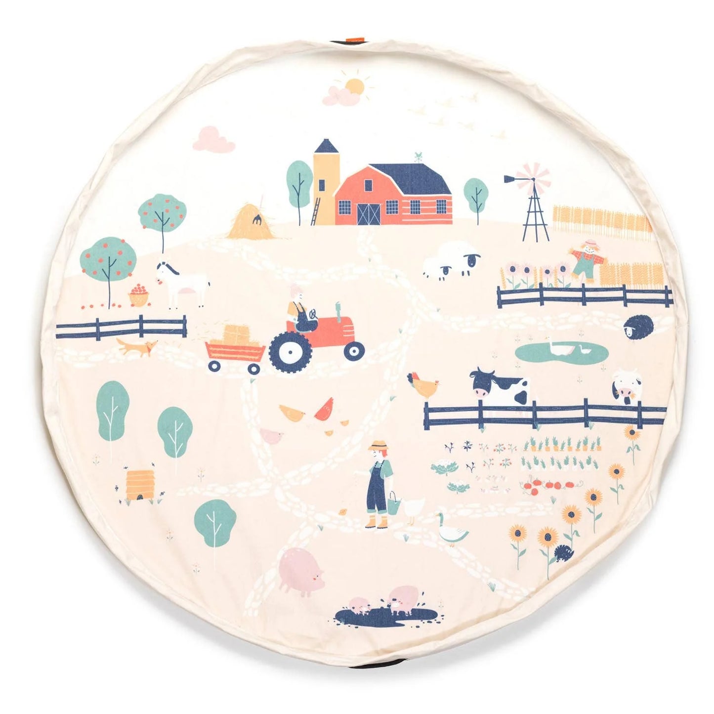 Playmat & Toy Storage Bag - Farm