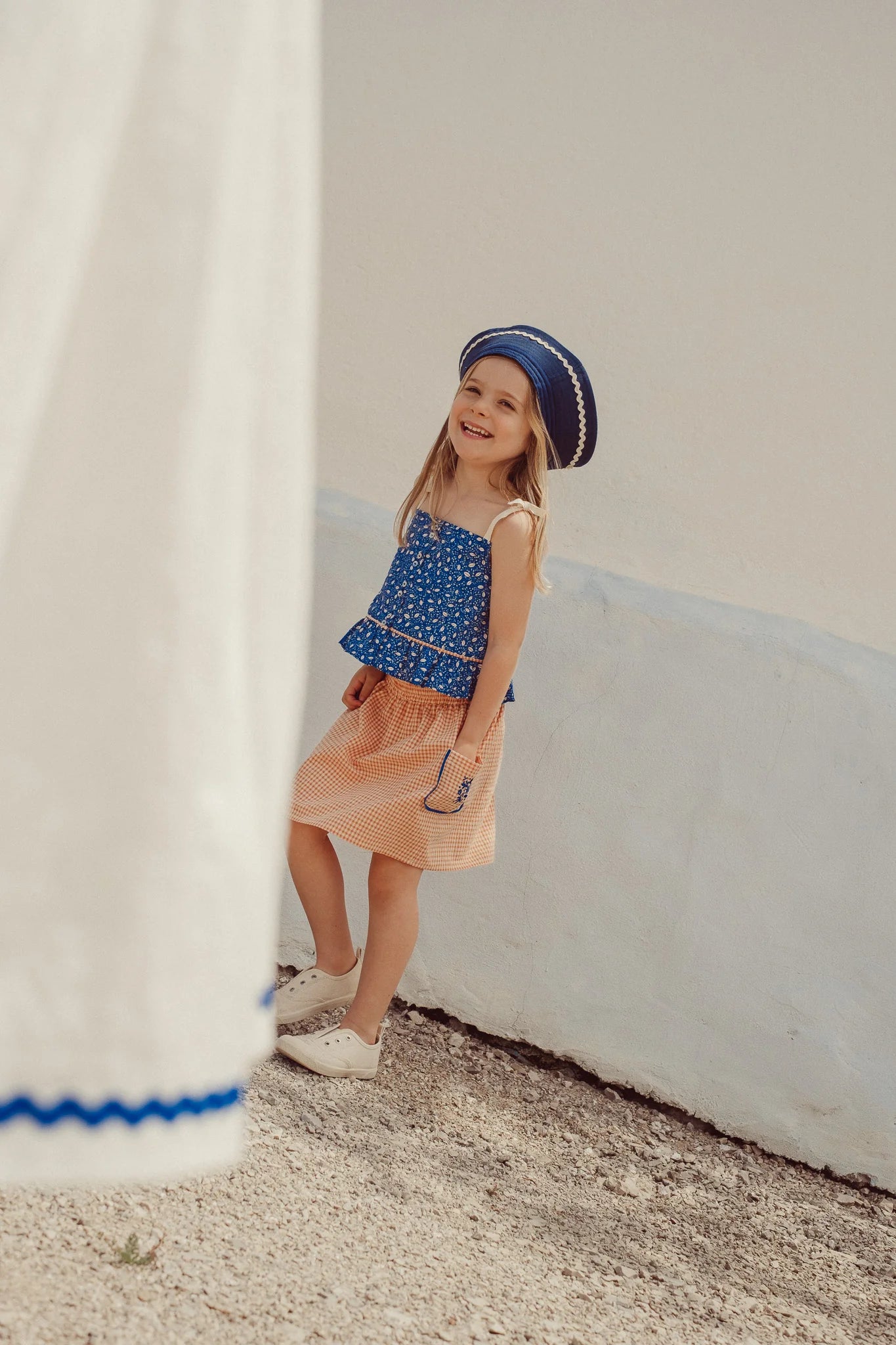 Rosalia Top - Blue Cocoa