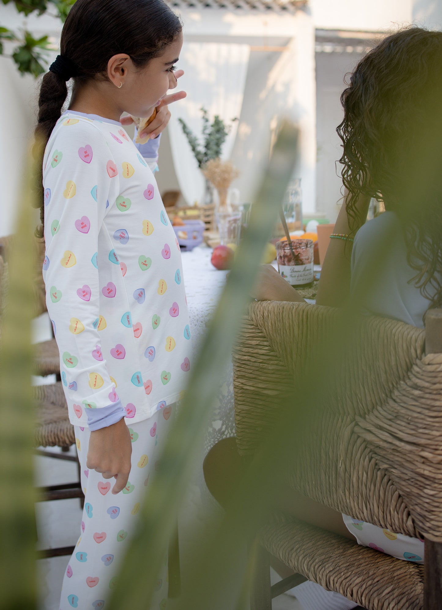 Candy Heart Pants PJ Set