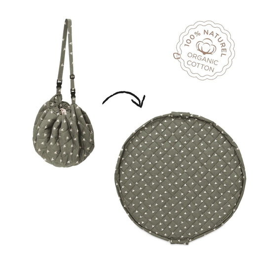 noomad soft: Organic Babymat & Bag - Birds