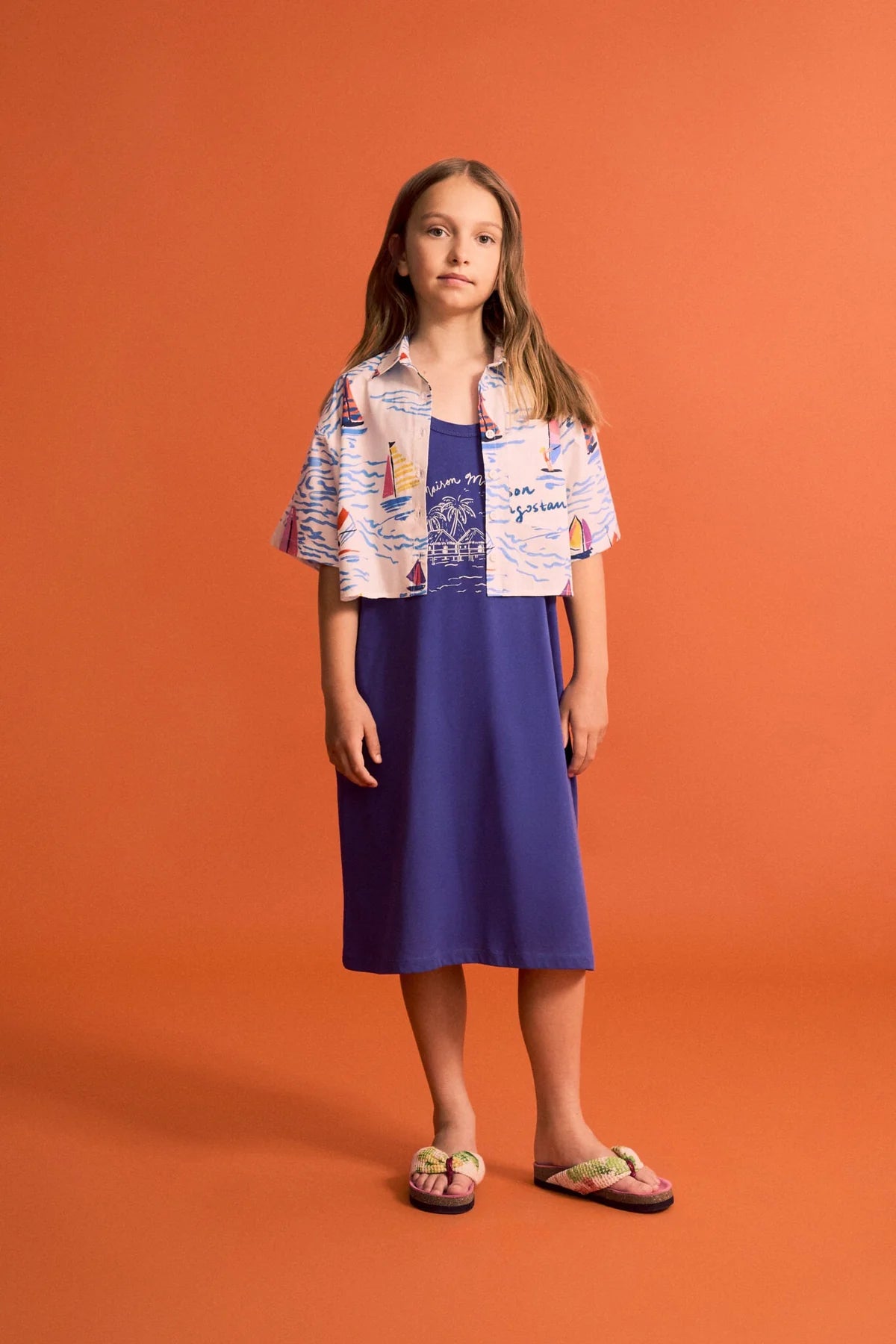 Barcos Cropped Shirt