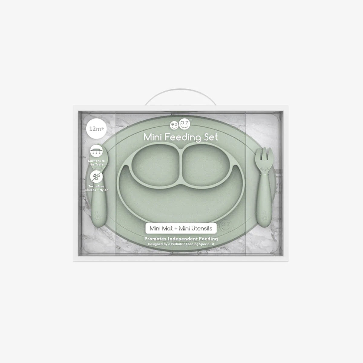 Mini Feeding Set (12m+) - Sage